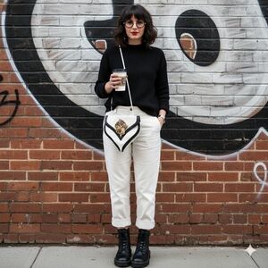 Highly Collectible Vintage Fancy Nancy Brutalist Crossbody Bag